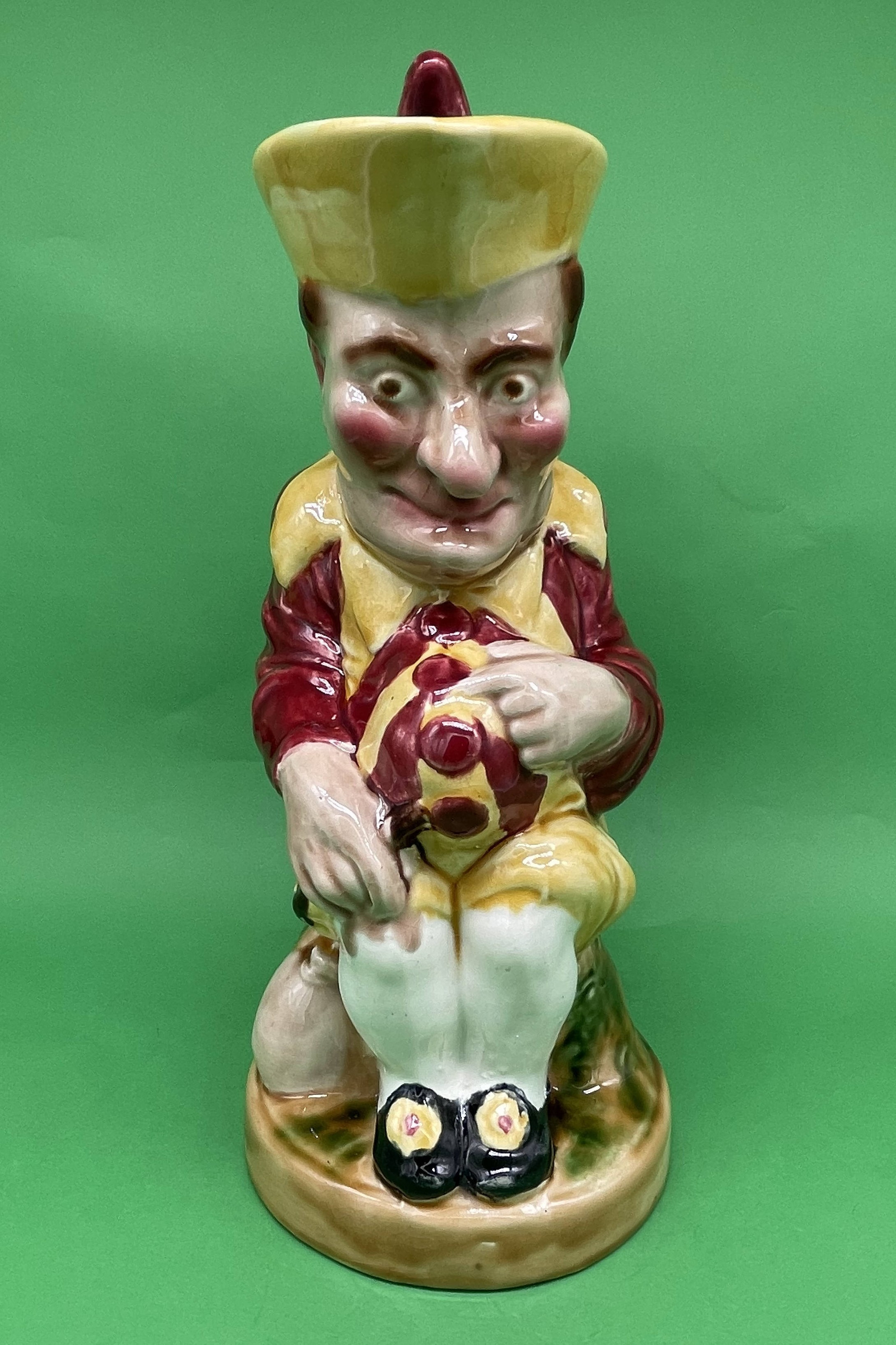 Punch toby jug Sarreguemines circa 1900